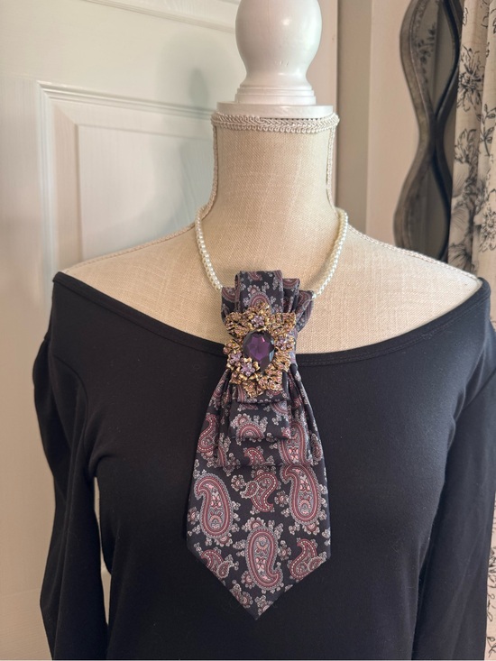 Handmade Jewelry - Statement Tie Necklace